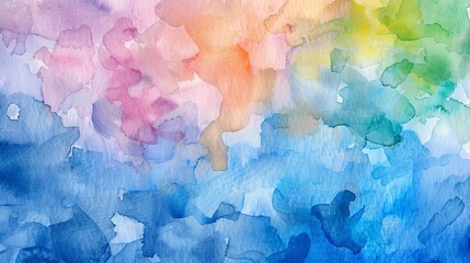 Fototapeta premium A vibrant mix of warm and cool colors, dynamic texture.