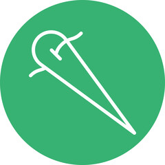 Needles Vector Line White Circles Multicolors