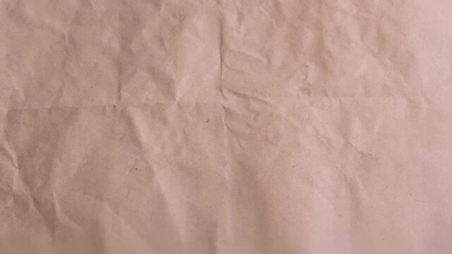 crumple or torn paper texture stop motion on green screen and black background, 4K footage