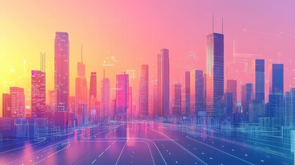 IoT driven smart cities with interconnected urban infrastructure 