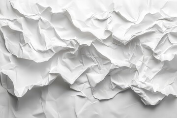 Fototapeta premium White Paper Texture with Creases - Poster Background Banner Template for Advertising 