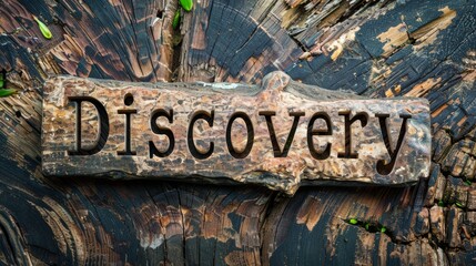 Granite Stone Innovation and breakthrough concept art poster.