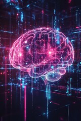 Fototapeta premium Neurotech Themed 