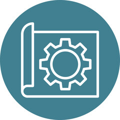 Clickable Prototype Vector Line White Circles Multicolors