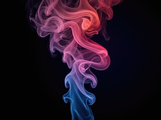 Obraz premium Colorful Smoke Swirls