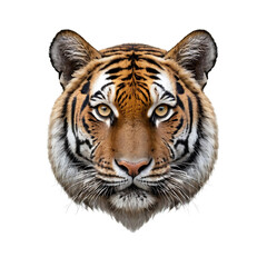 Obraz premium tiger isolated on white background