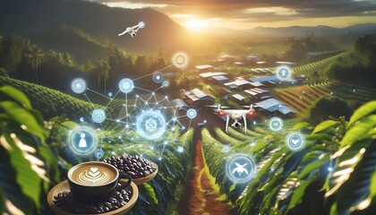 Palm oil, cocoa, sugar cane and coffee farming are advancing with the integration of AI, drones, data analytics and precision farming technologies. AI is used to analyse weather data, soil conditions 