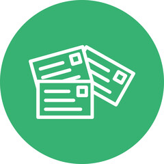 Letters Vector Line White Circles Multicolors