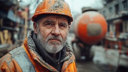 male builder, house construction, builders, concrete, bricks, house, construction, roof, boards, architecture