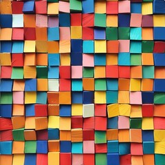 many colored squares background