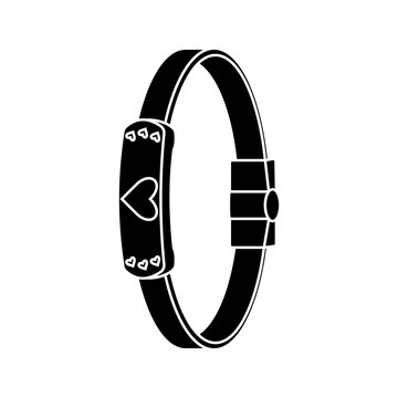 recommend clip art: Vector Art Illustration of Bracelet Icon, Jewelry Icon