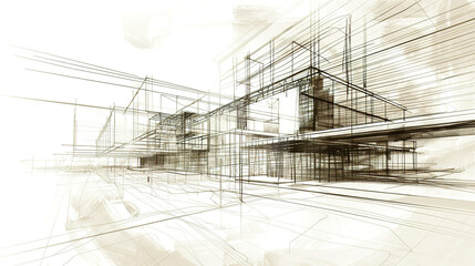 The Fascinating World of Abstract Architectural Drawings: A Blend of Creativity and Innovation. Showcasing Unconventional Designs and Inspiring Spatial Concepts.