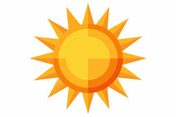 Hand drawn sun symbol