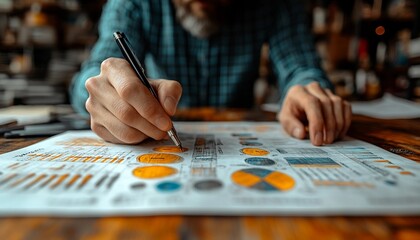 Dynamic Hand-Drawn Business Sketches of Revenue Projections, Competitive Analysis, and Idea Development