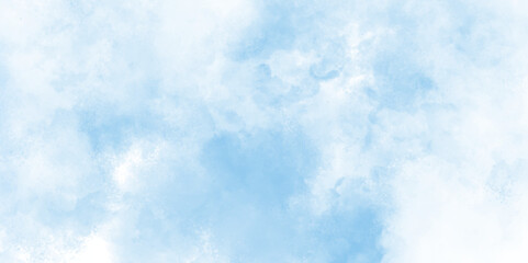 soft light blue abstract gradient sky watercolor background wallpaper with clouds, Hand painted abstract soft sky blue watercolor sky and clouds, Watercolor illustration art marble painting sky.