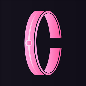 recommend clip art: bangle icon, rigid bracelet jewelry icon vector art illustration.