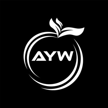 AYW letter logo Design. AYW Simple and modern monogram logo. Abstract Alphabet vector Design.