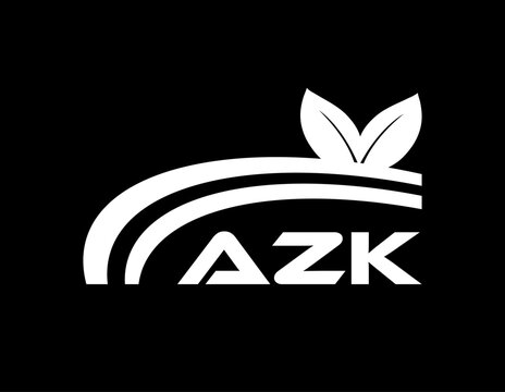 AZK letter logo Design. AZK Simple and modern monogram logo. Abstract Alphabet vector Design.