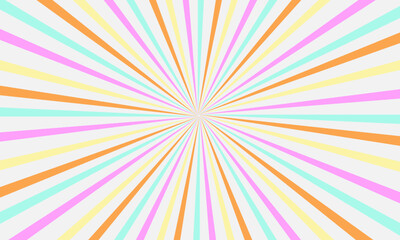 80s sunburst background. Template for presentations