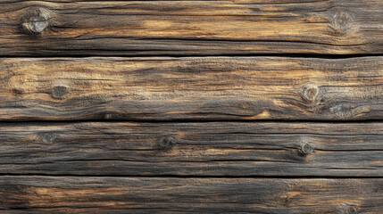 Fototapeta premium Texture of aged reclaimed wood with knots and grain pattern for rustic background