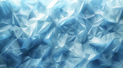 Obraz premium Abstract Crystalline Texture in Shades of Blue