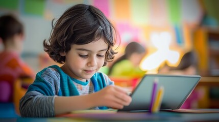 Real-time data tracking of student progress on tablets, schooling, performance metrics