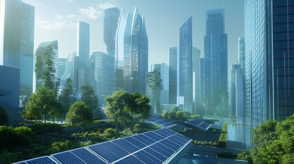 Solar-powered smart city, Tools, Representing the integration of renewable energy and smart technology in urban planning