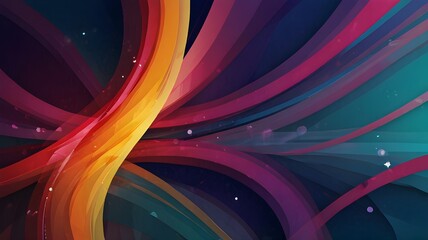 Abstract colorful splash art with vibrant hues and dynamic shapes