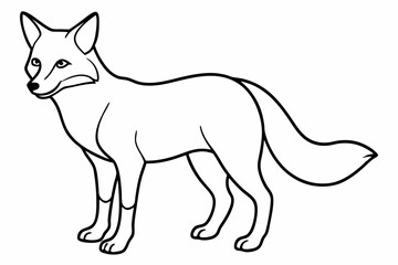 elephant line art vector illustration