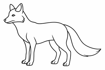 elephant line art vector illustration