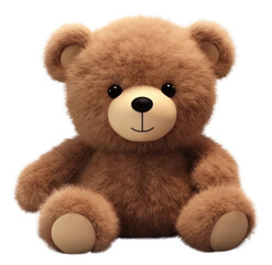 Obraz premium PNG Cartoon cute bear toy.