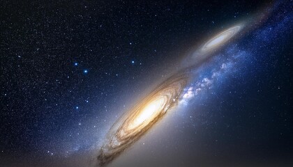 Obraz premium spiral galaxy, AI generated