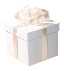 Obraz premium PNG Gift box paper white celebration.