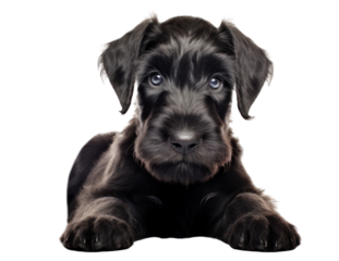 PNG Giant Schnauzer puppy schnauzer animal mammal.