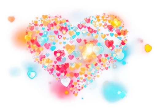 PNG Heart bokeh backgrounds black background illuminated.
