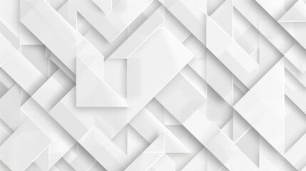 Obraz premium Abstract geometric overlay of white shapes and forms