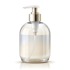 Fototapeta premium blank liquid soap bottle