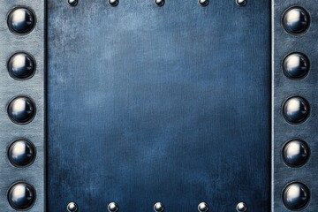 Fototapeta premium Blue Metal Background. Graphic Resources