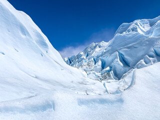 Glacier Perito Moreno. Beautiful landscape in Los Glaciares National Park, El Calafate, Argentina  © Afonso Farias