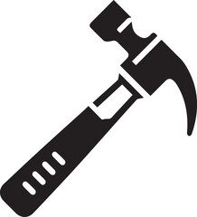 hammer vector silhouette illustration logo