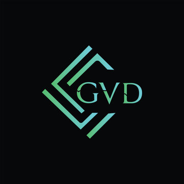 GVD Letter Initial Logo Design Template Vector Illustration