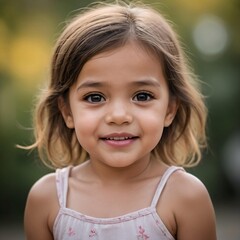 portrait of a little girl