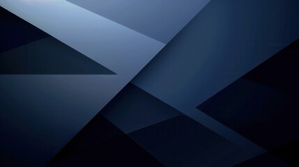 A modern abstract composition featuring geometric shapes in dark tones, creating a sense of depth and sophistication.