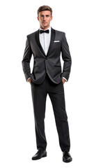 PNG Tuxedo adult white background celebration.