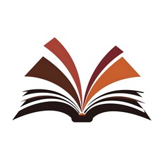 Vintage Styled Fake Book Publisher Logo Design with Raw Stylization and Bold Colors