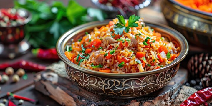 Classic Pilaf Carrot Meat Pilaf Persian Pilaf Turkish Name Acem Pilavi