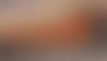 Fundo de gradiente granulado bege marrom claro, sutil, pastel, banner, fundo, ruído, textura, cópia, espaço