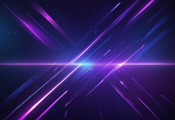 Abstract square technology dark blue purple gradient background with digital geometric shape and line 