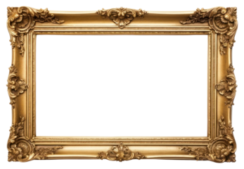 PNG Gold wooden frame backgrounds white background architecture.