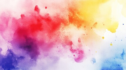 Abstract Watercolor Splashes Wallpaper